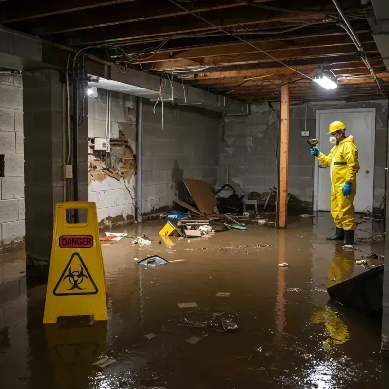 Flooded Basement Electrical Hazard in Moncks Corner, SC Property